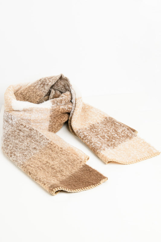 Scarf in beige and brown - Scarves