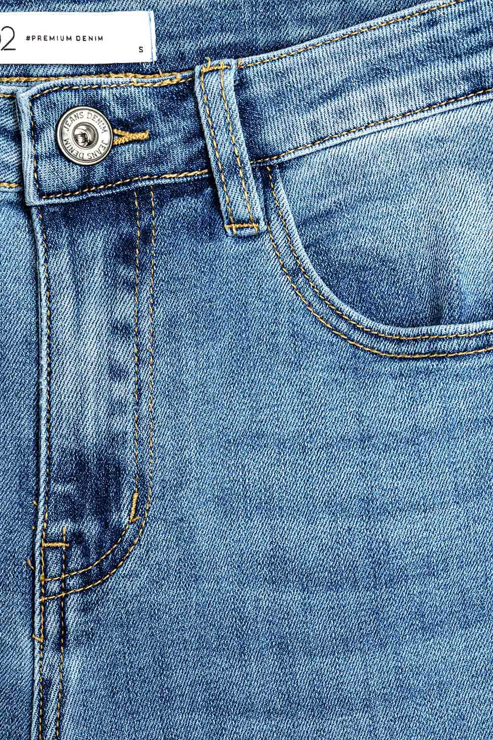 Bootcut flared high waisted jeans - Denim