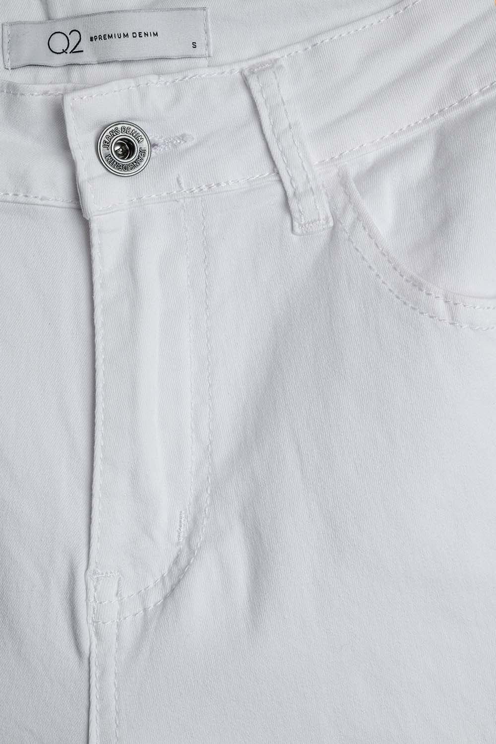 White Straight Pants wide leg - Coloured Jeans