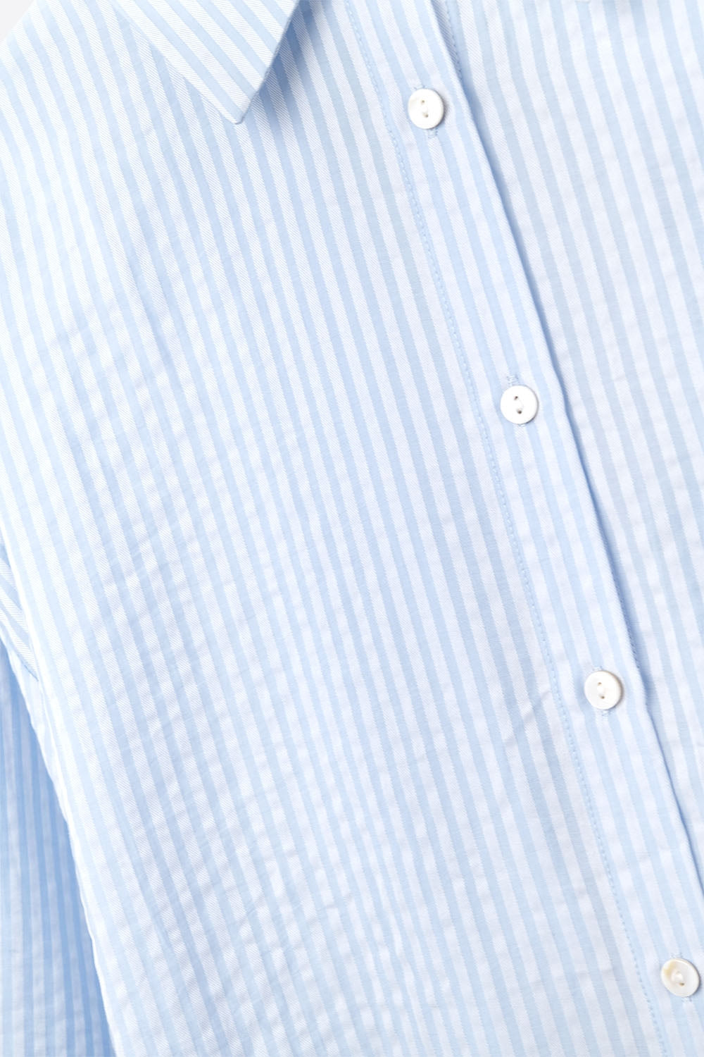oversized baby blue shirt with bow in the back - Shirts