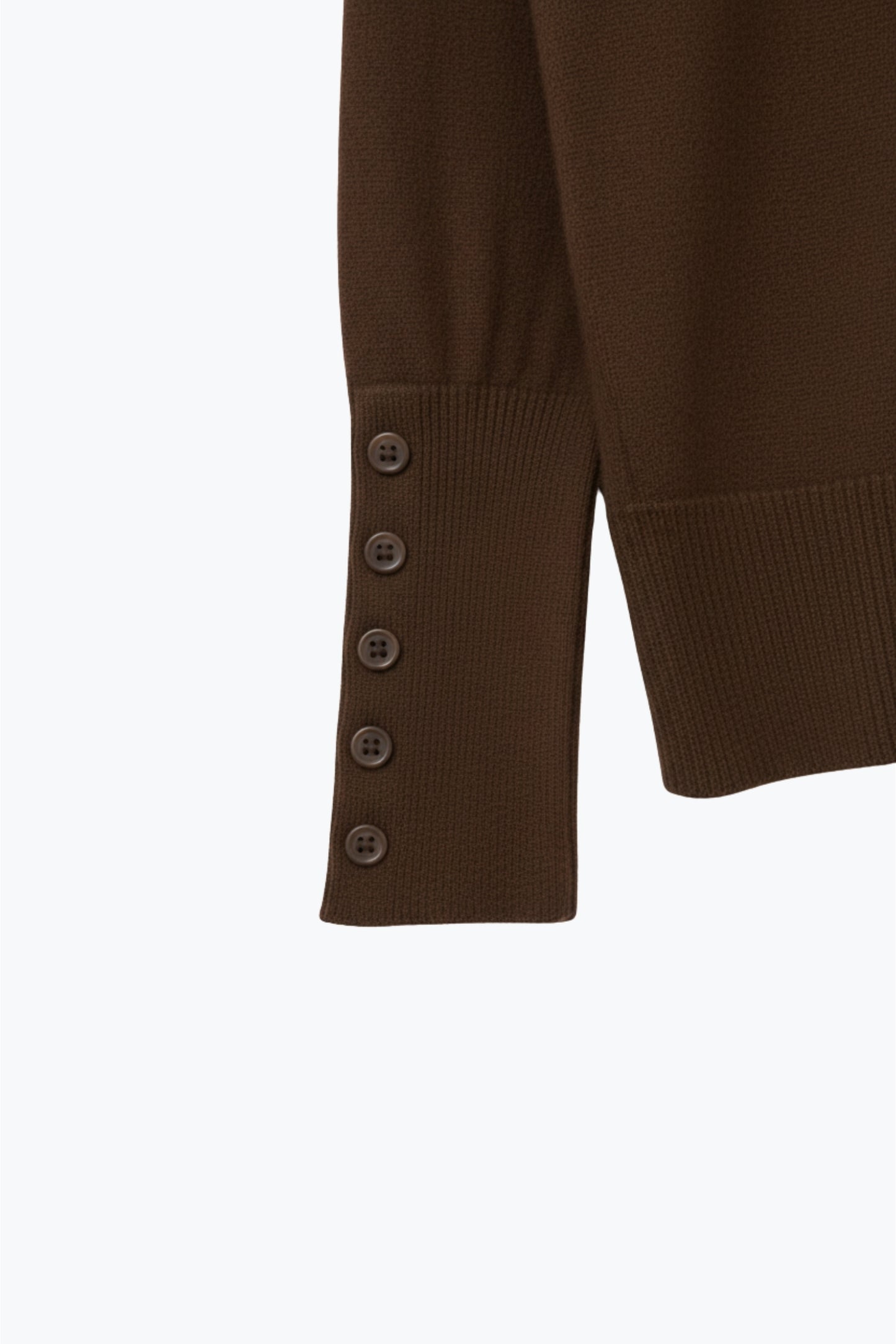Oversized Roll Neck Sweater in brown