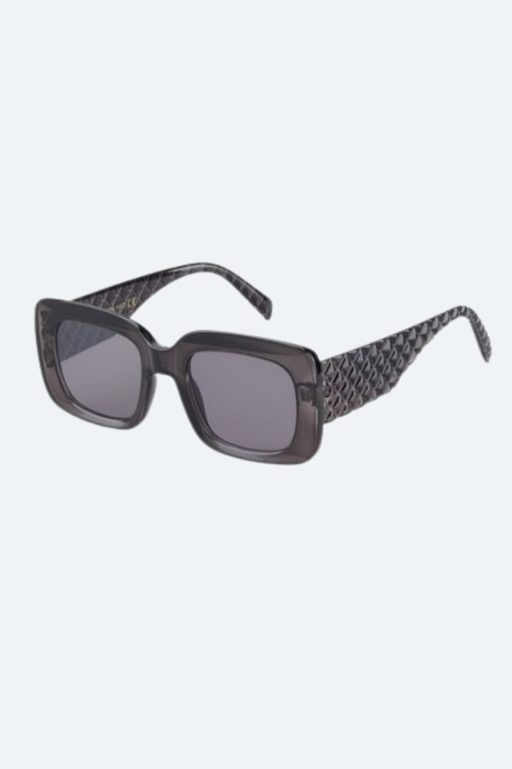 Oversized Rectangular Sunglasses in vintage in grey