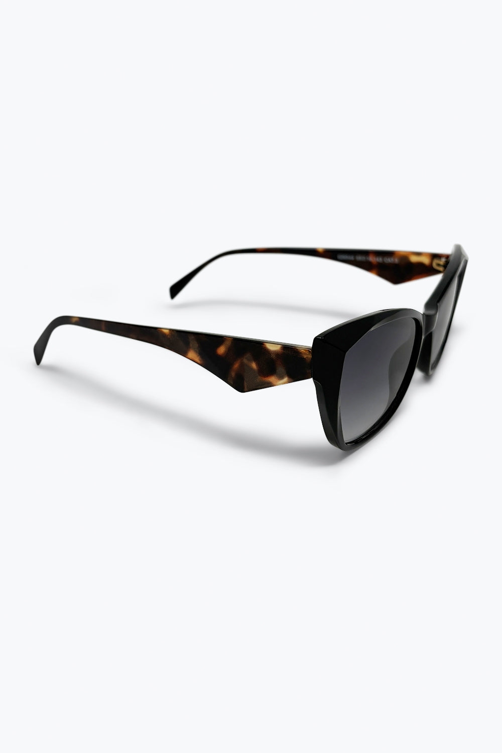 Black Cat Eye Thick Frame Gradient Lens Sunglasses