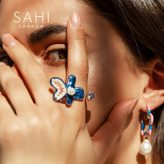 Sahi Fantasy Adjustable Ring - EARRINGS