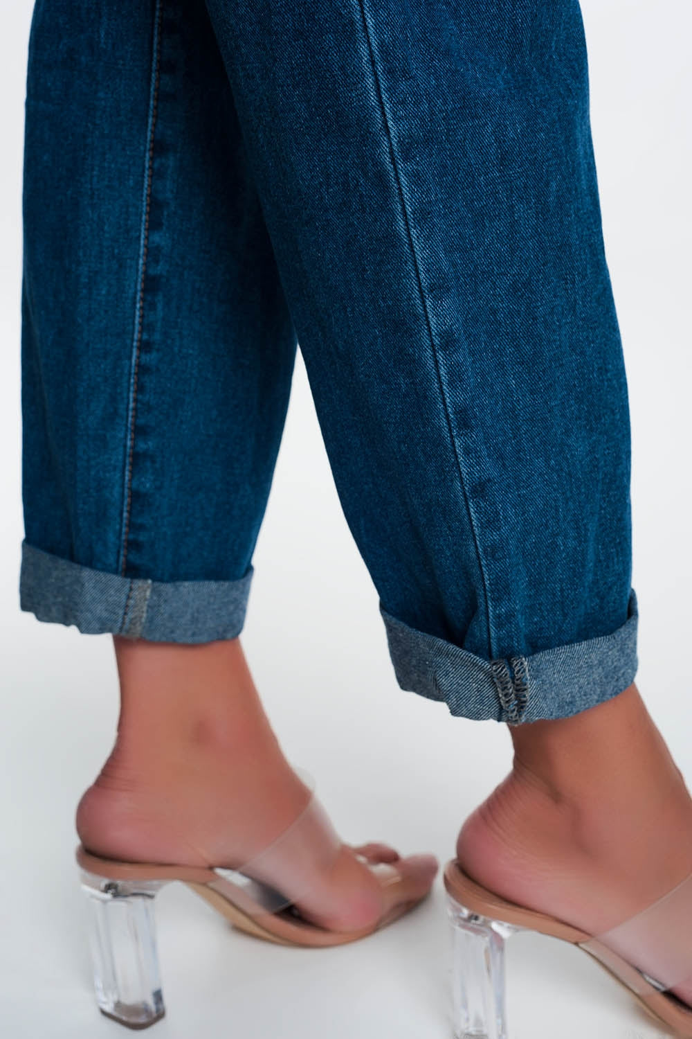 paper bag jeans - Denim