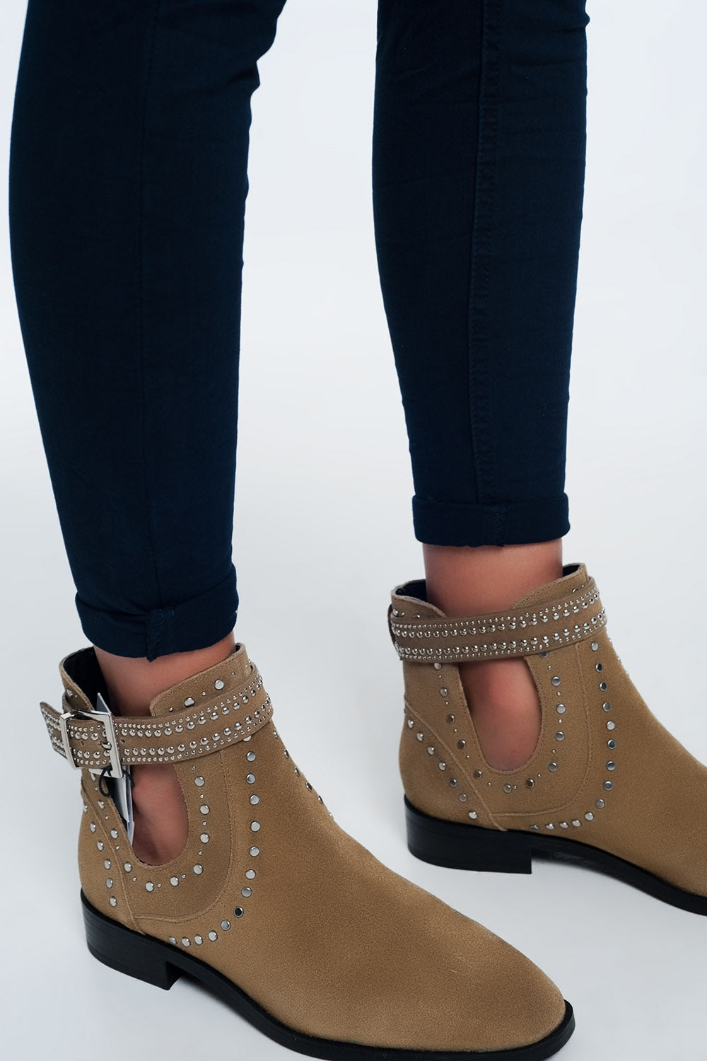 high waist skinny jeans in black