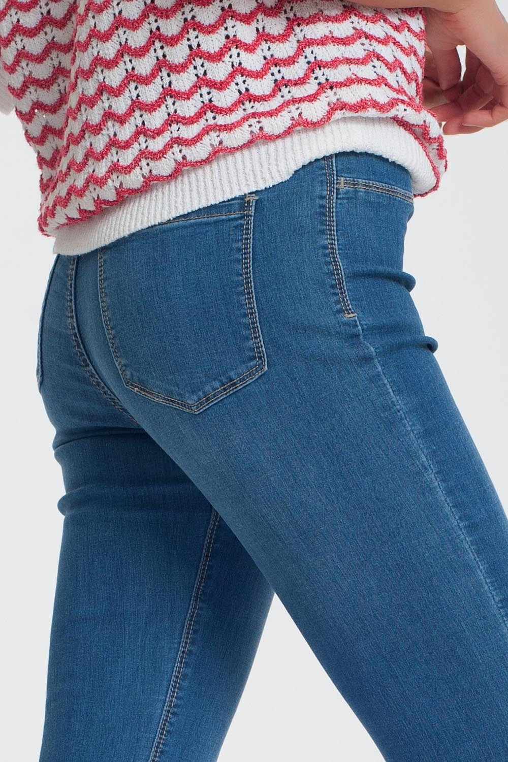 Jeggings in dark wash