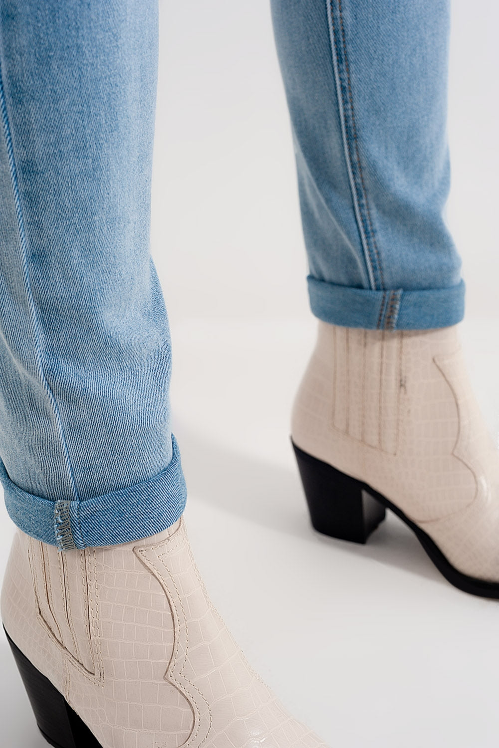 Bleach ripped jeans
