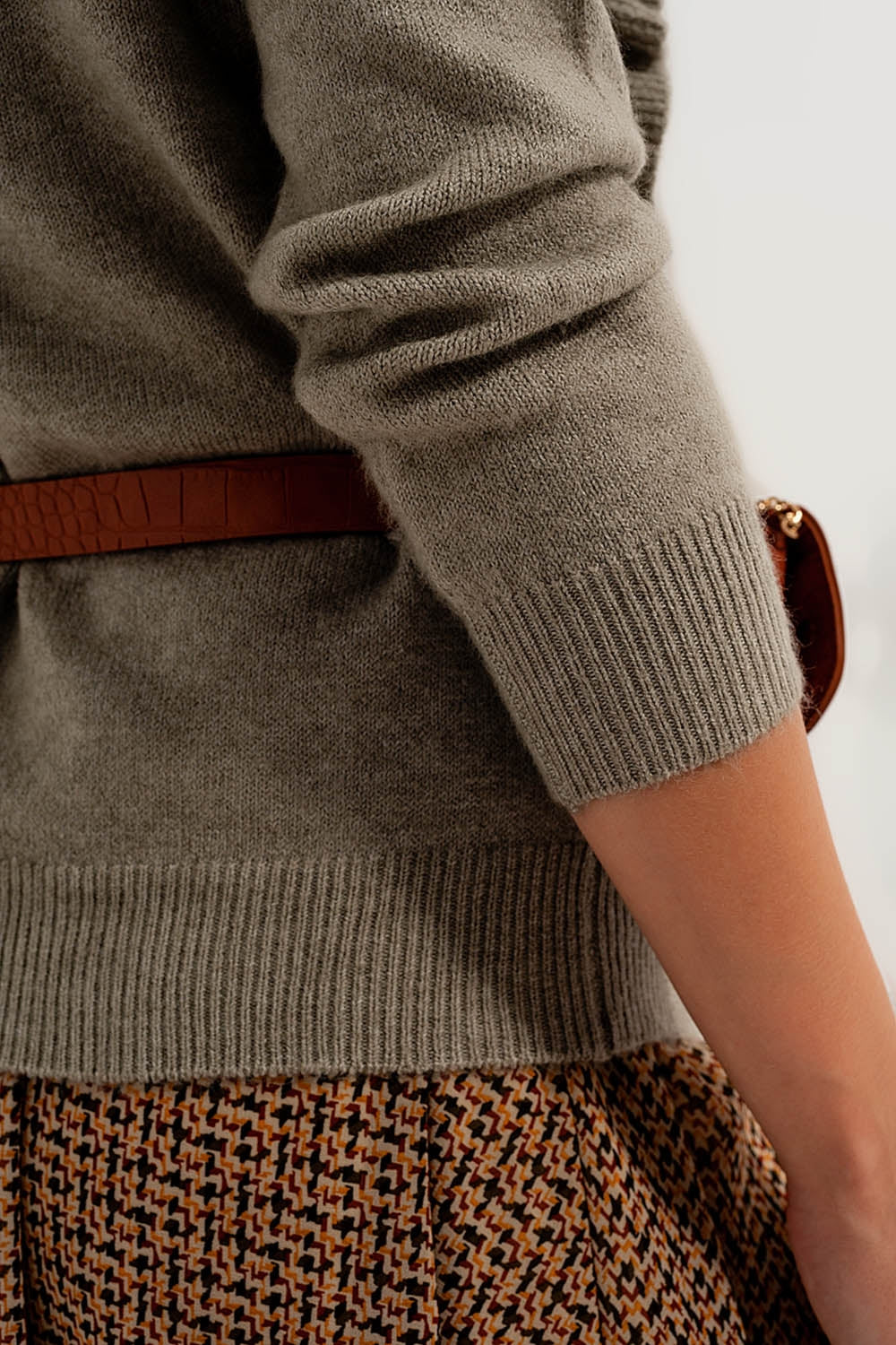 Sweater in sage green
