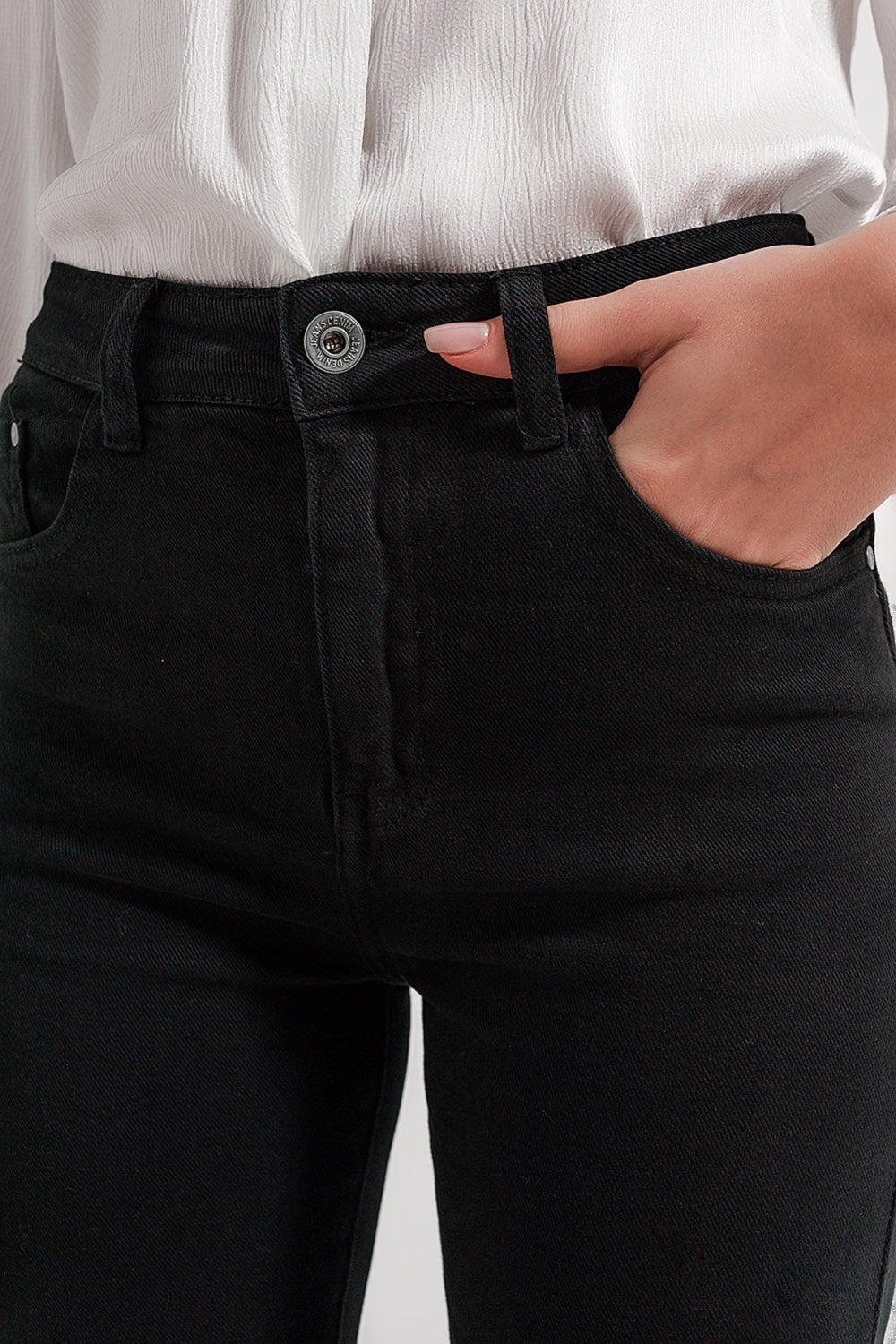 Flared jeans in black - Coloured Jeans