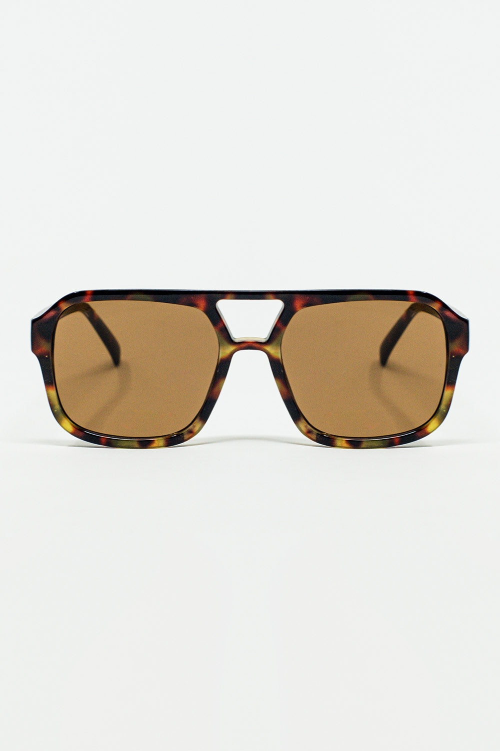 70´s Aviator Sunglasses In Tortoise Shell - Sunglasses