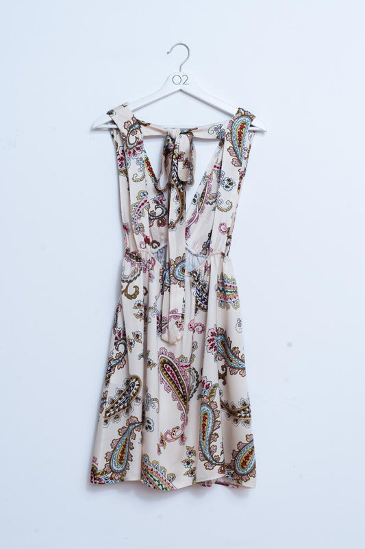 Mini sundress in paisley floral - dress