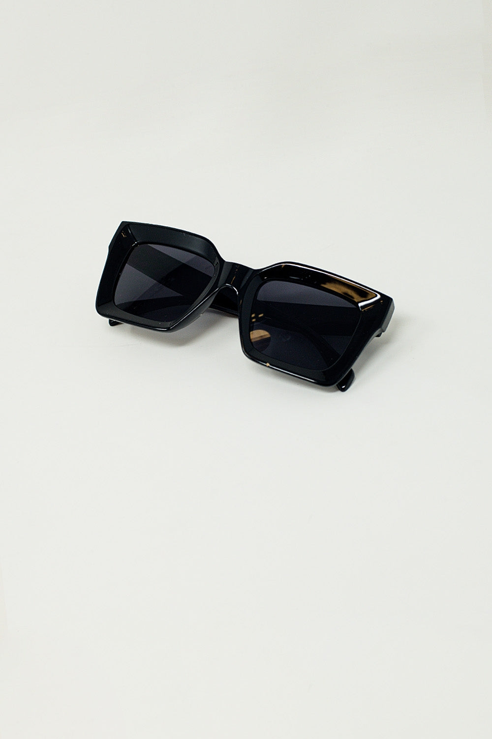 90's Squared Sunglasses in black - Sunglasses