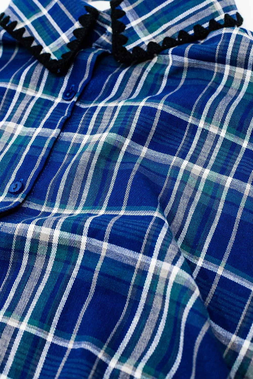 Lumberjack Oversized Shirt in Blue - Shirts