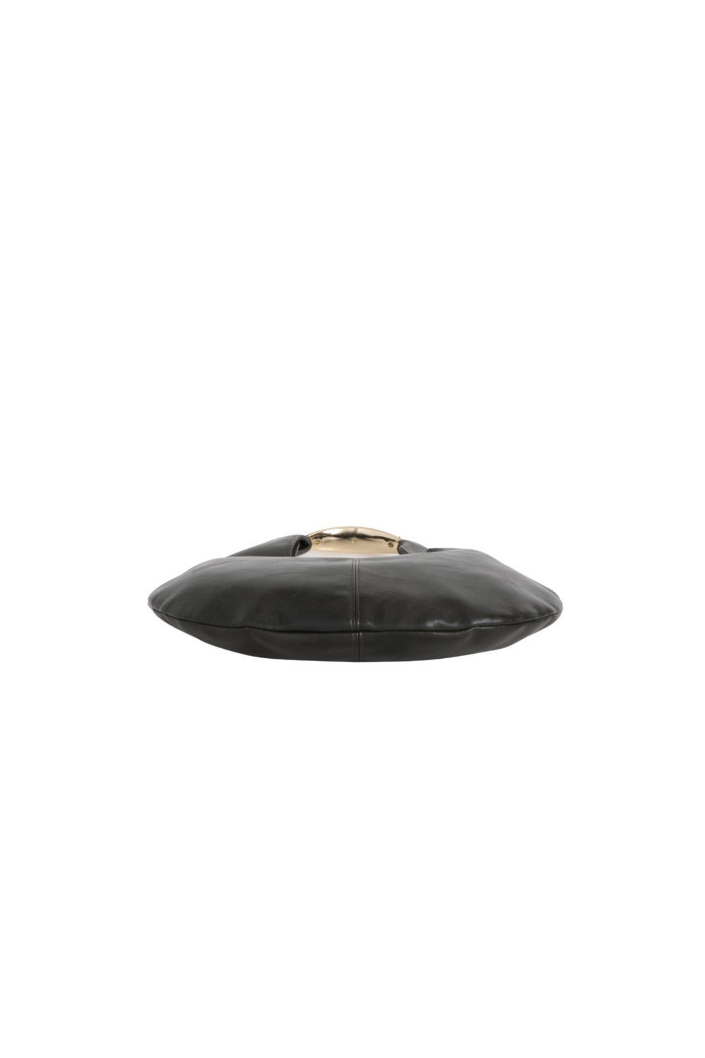 Black Oval Shoulder Bag - Bag