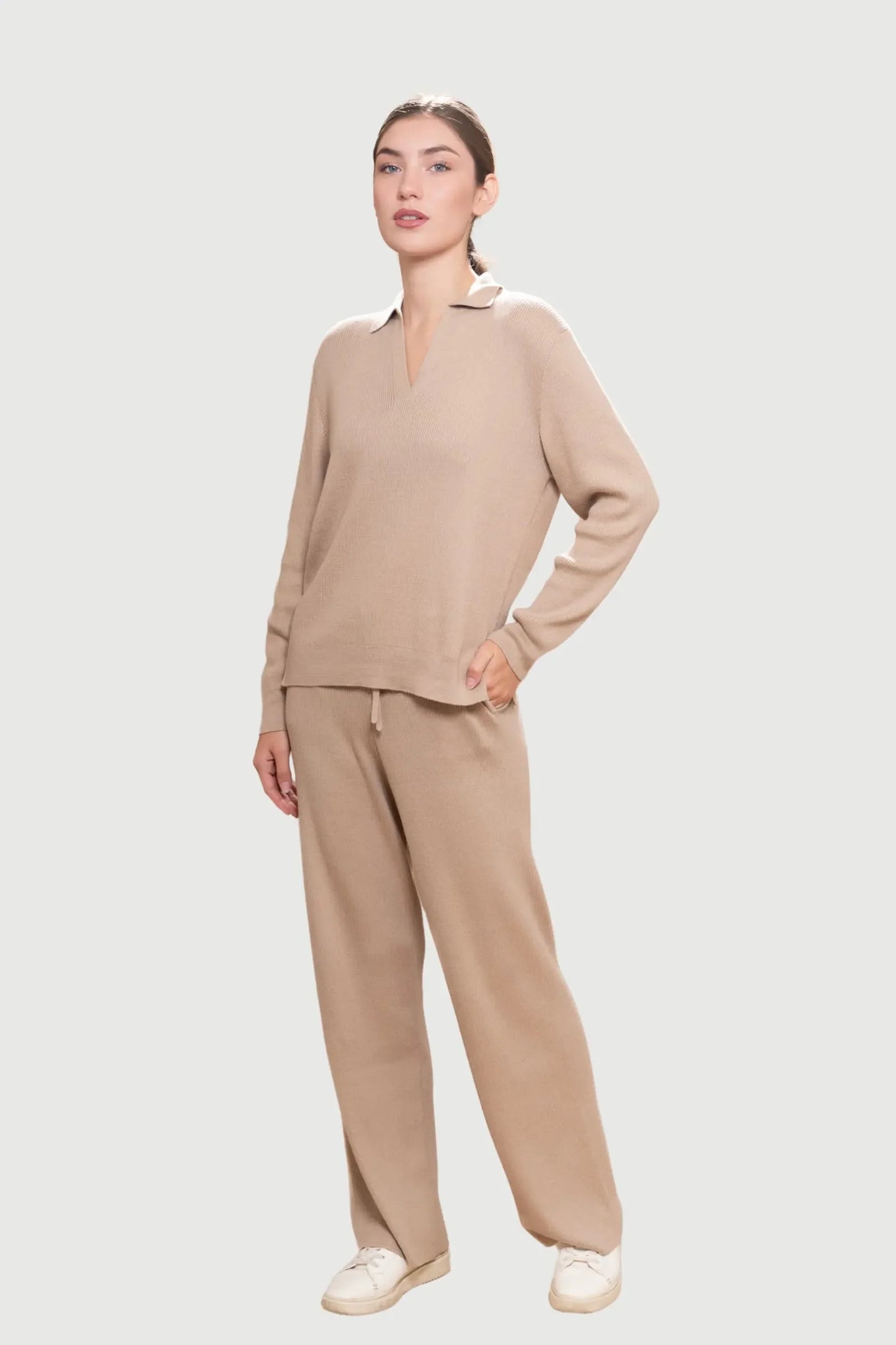 Ribbed Lounge Trousers - Women's Lounge Pants