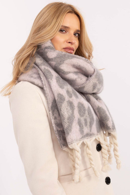 AT Animal Print Shawl for Women - Trendy Fashion Accessory - Scarves
