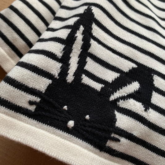 Fable and Bear Baby Striped T-Shirt - Hop To It - Sweaters
