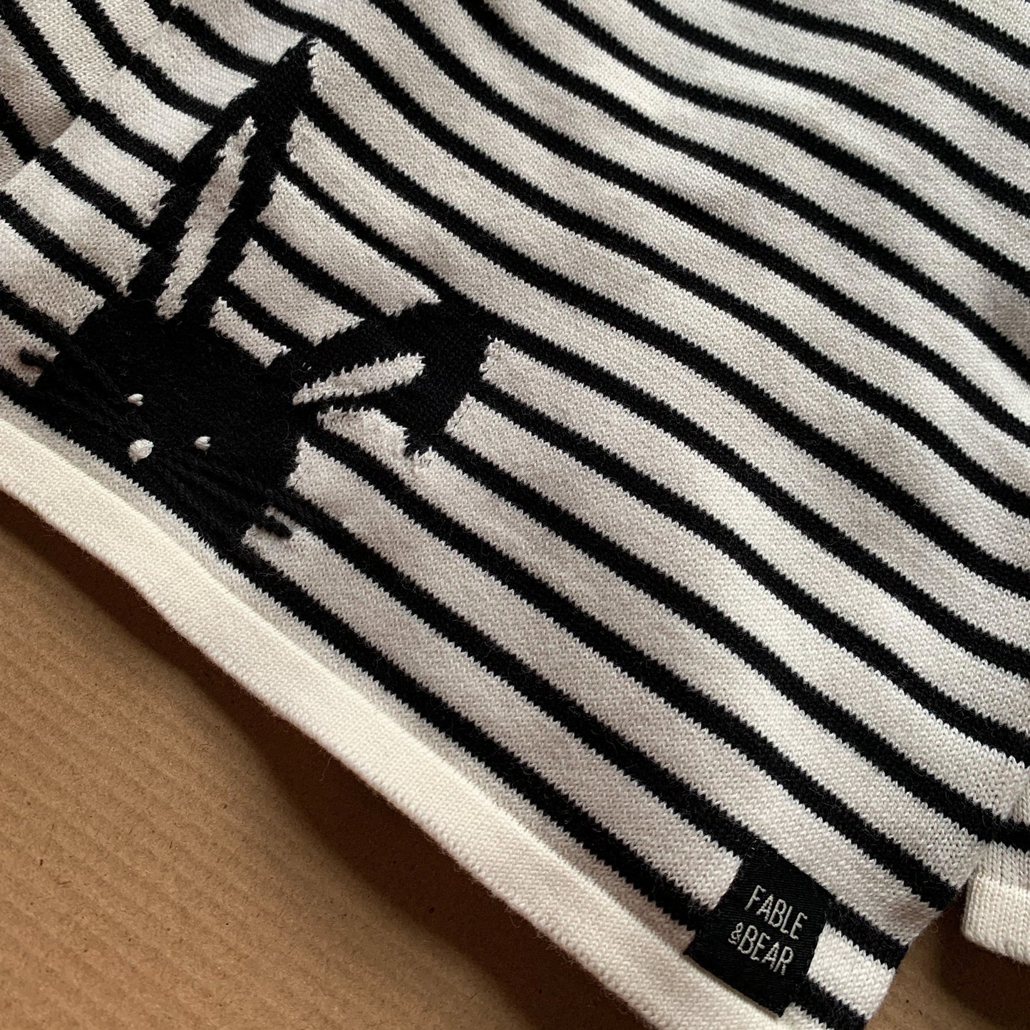 Fable and Bear Baby Striped T-Shirt - Hop To It - Sweaters