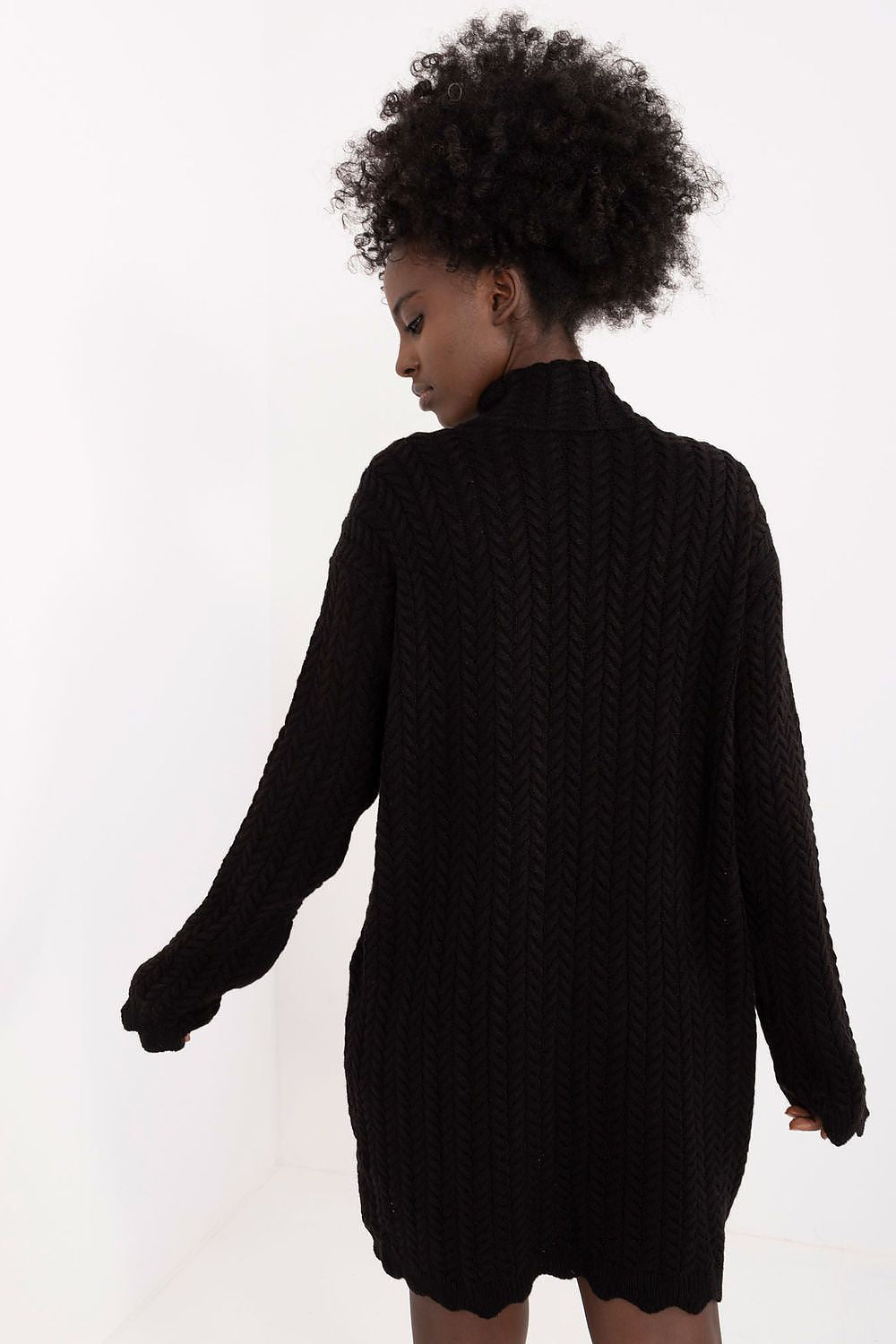 Badu Black Knit Day Dress for Effortless Style - Dresses