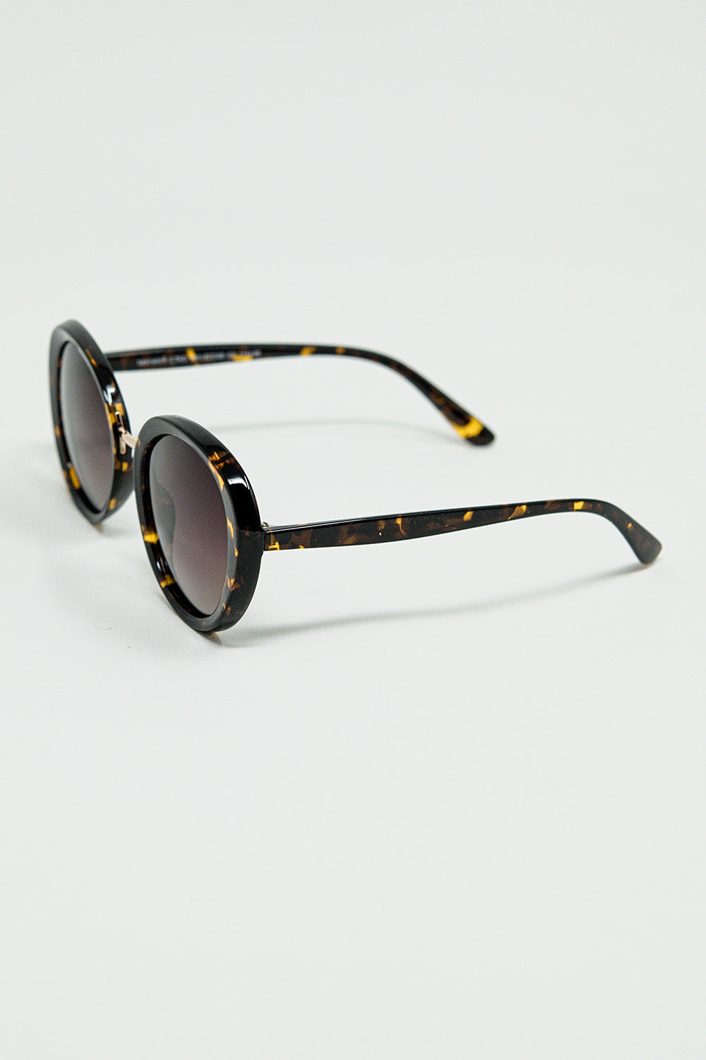 Brown Sunset Spot Oval Shaped Sunglasses - Sunglasses