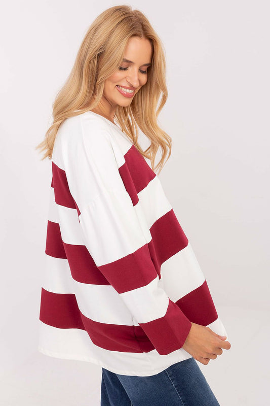 Relevance Classic Striped Pullover Women - Trendy Style - Sweaters