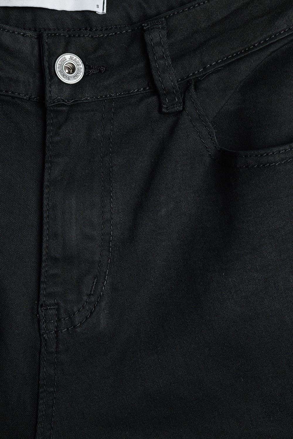 Comfortable stretch jeans with barrel leg in black - Jeans