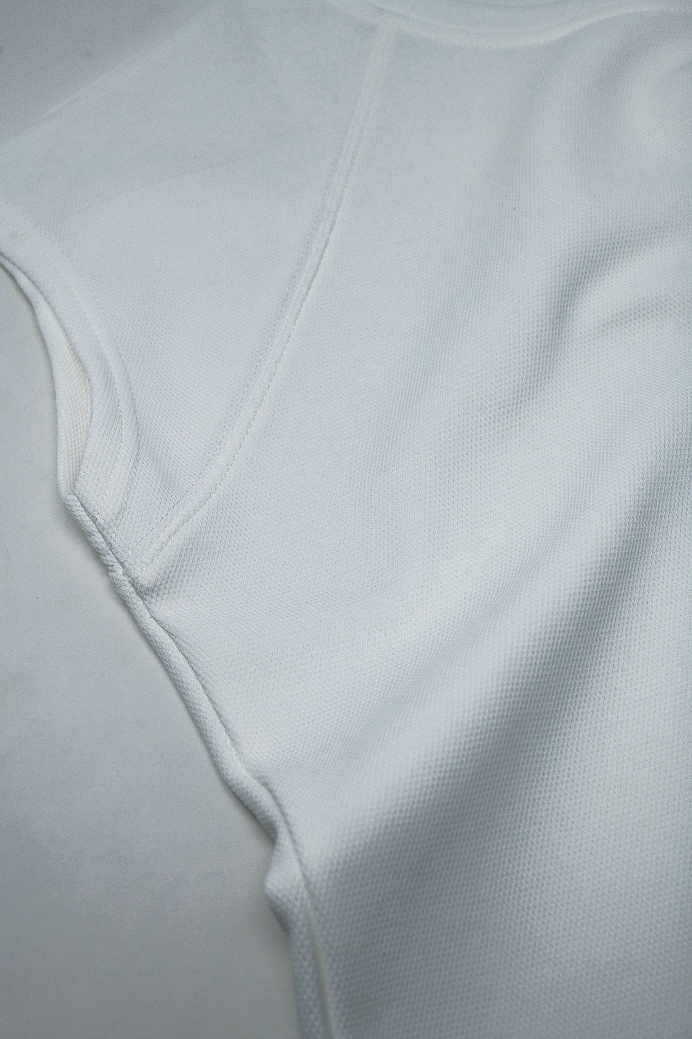 Crew Neck T-shirt with Love Logo on Chest in White piqué point - T-Shirts