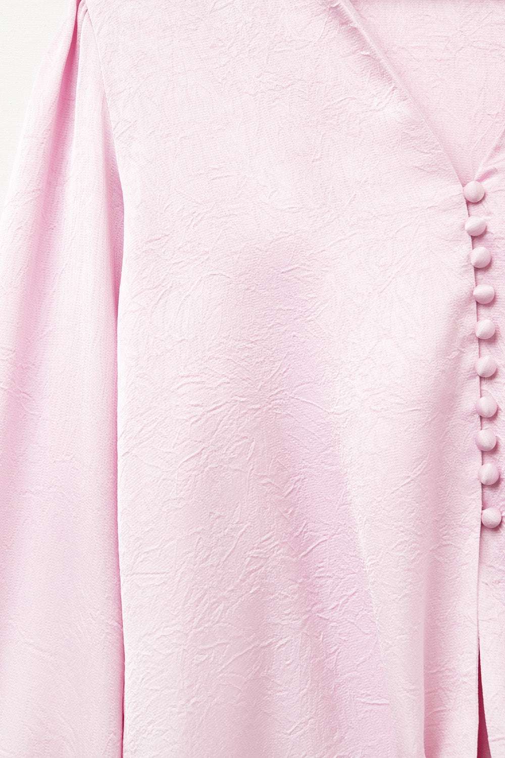 Cropped Shirt In pink Featuring knot - Shirts