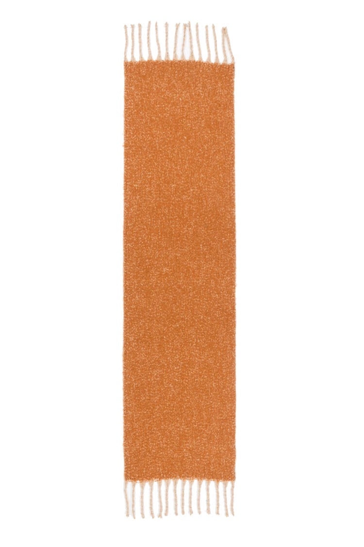 Fluffy tassel scarf in beige - Scarves