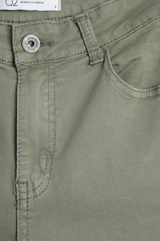 Green Straight Pants wide leg - Jeans