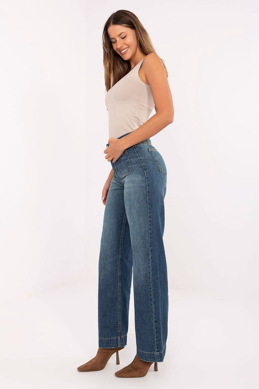 High Waisted Straight Jeans for Effortless Style - Jeans