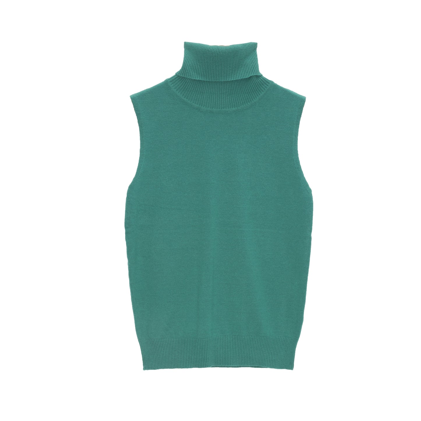 Knitted tank jumper in green - Jumpers