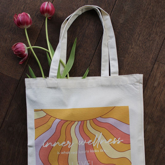 Linen Tote Bag - Inner Wellness - Tote Bag