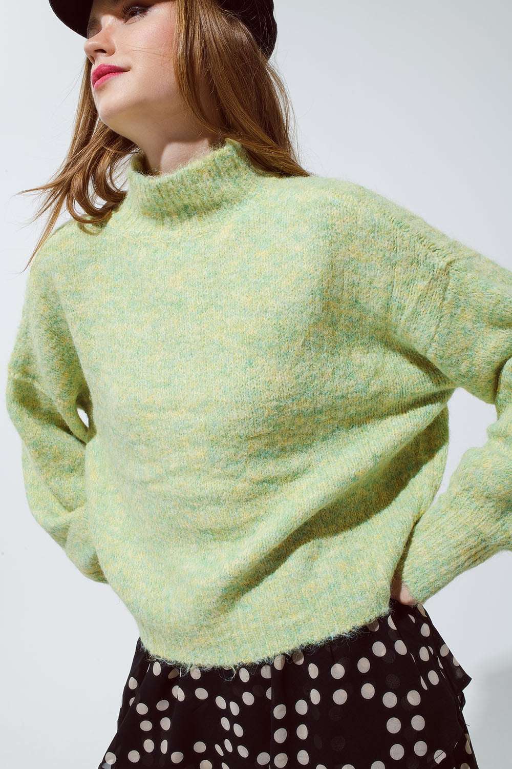 light Green Soft Knit sweater - Jumpers