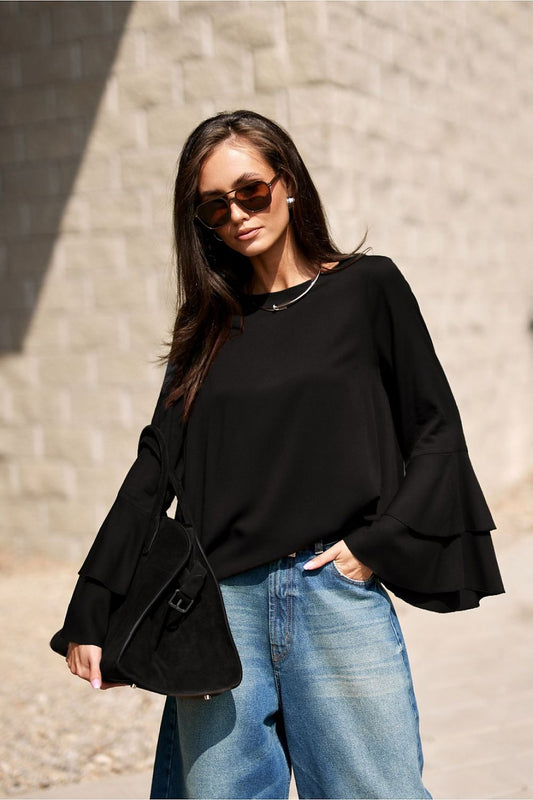 Roco Fashion Long Sleeve Blouse for Chic Outfits -