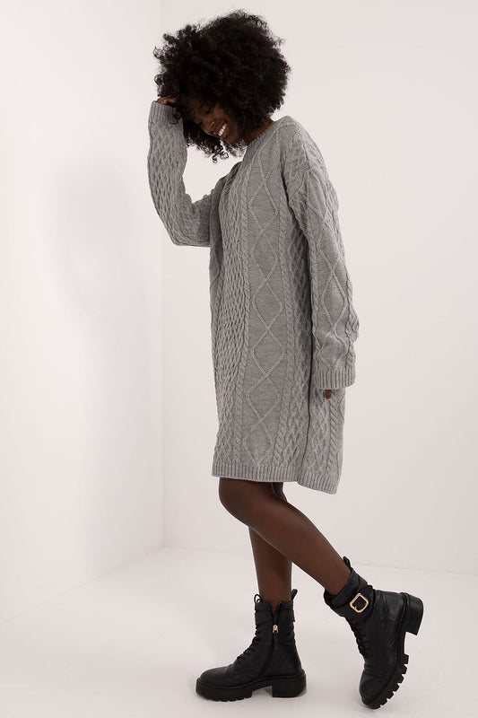 Badu Long Sleeve Cosy Day Dress for Effortless Style - Dresses