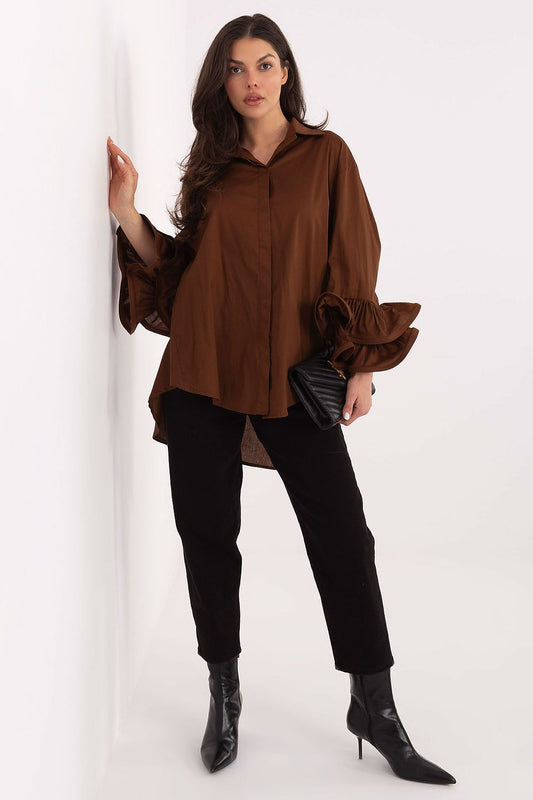 Long Sleeve Shirt Classic Cut for Women - Shirts