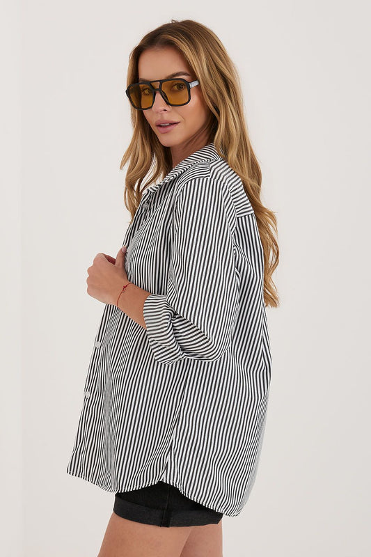 Long sleeve classic-cut women's shirt - Shirts
