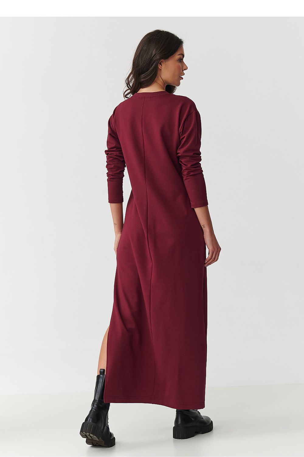 Makadamia Maxi Daydress with Side Slit - Trendy Style - Dresses
