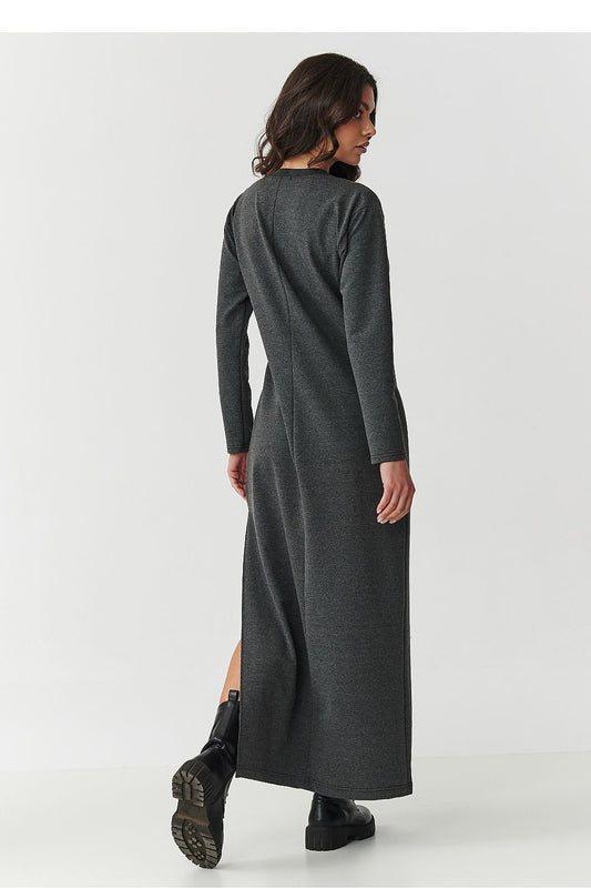 Makadamia Maxi Daydress with Side Slit - Trendy Style - Dresses