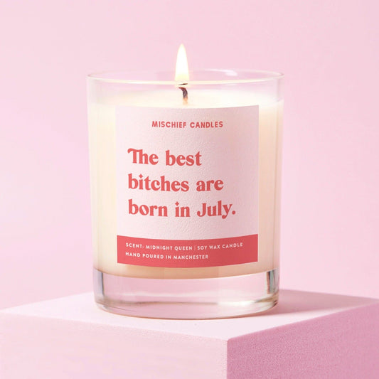 Mischief Candles Funny Birthday Gift for July Women - Candles