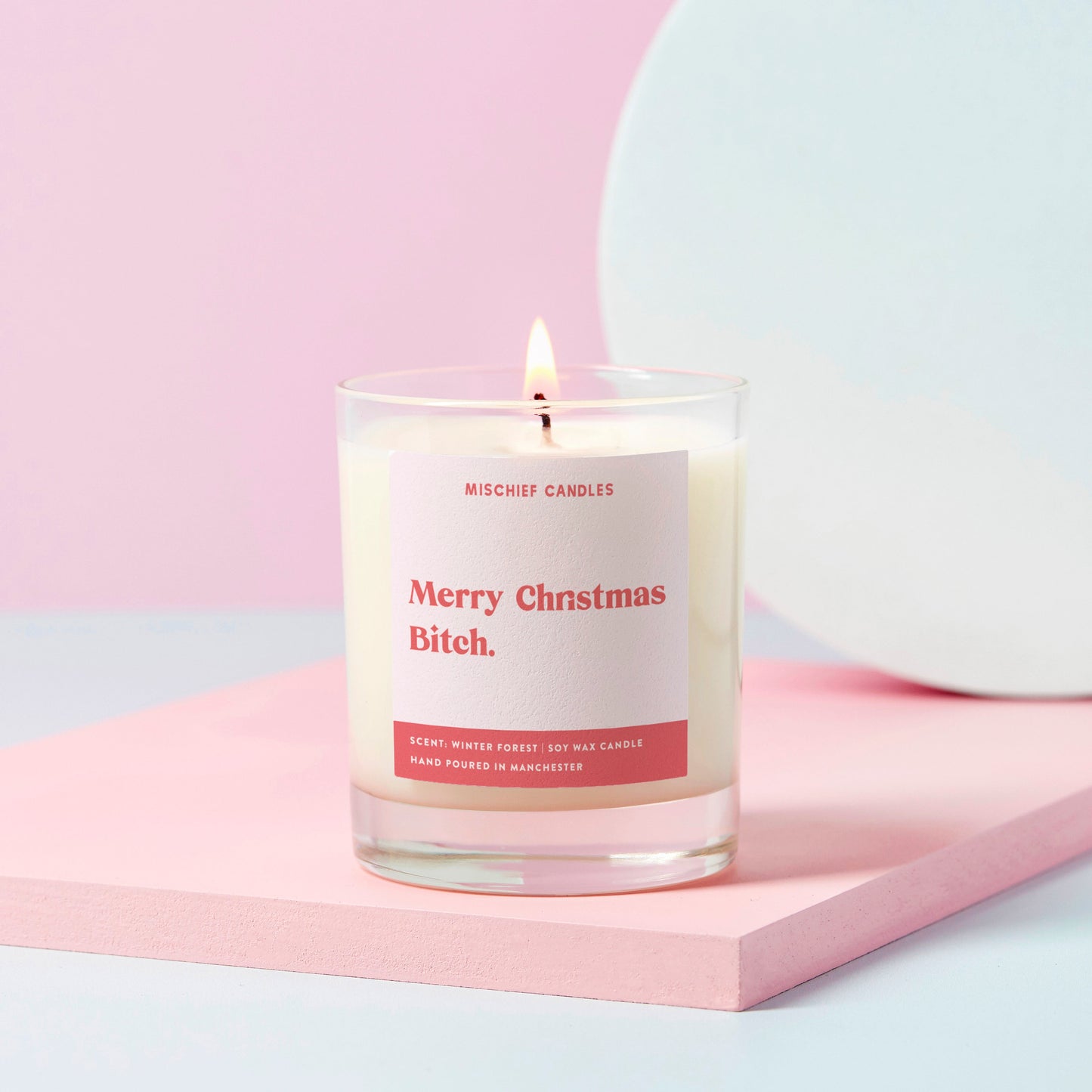 Mischief Candles Merry Christmas Bitch Candle - Gifts > Christmas Gifts