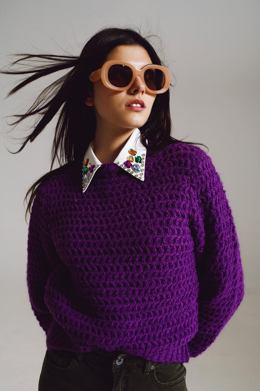 Oversized Circular Sunglasses in Tan - Sunglasses