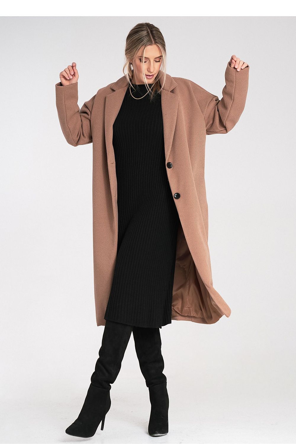 Figl Oversized Lightweight Coat for Women - Coats and Jackets