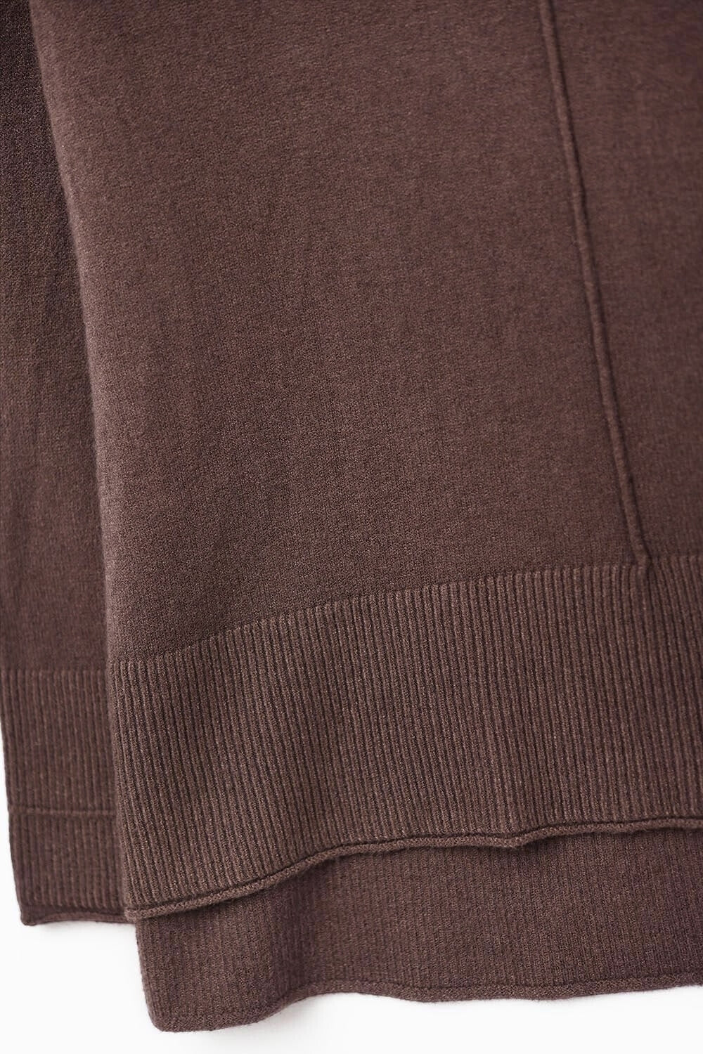 Oversized Roll Neck Sweater in brown -