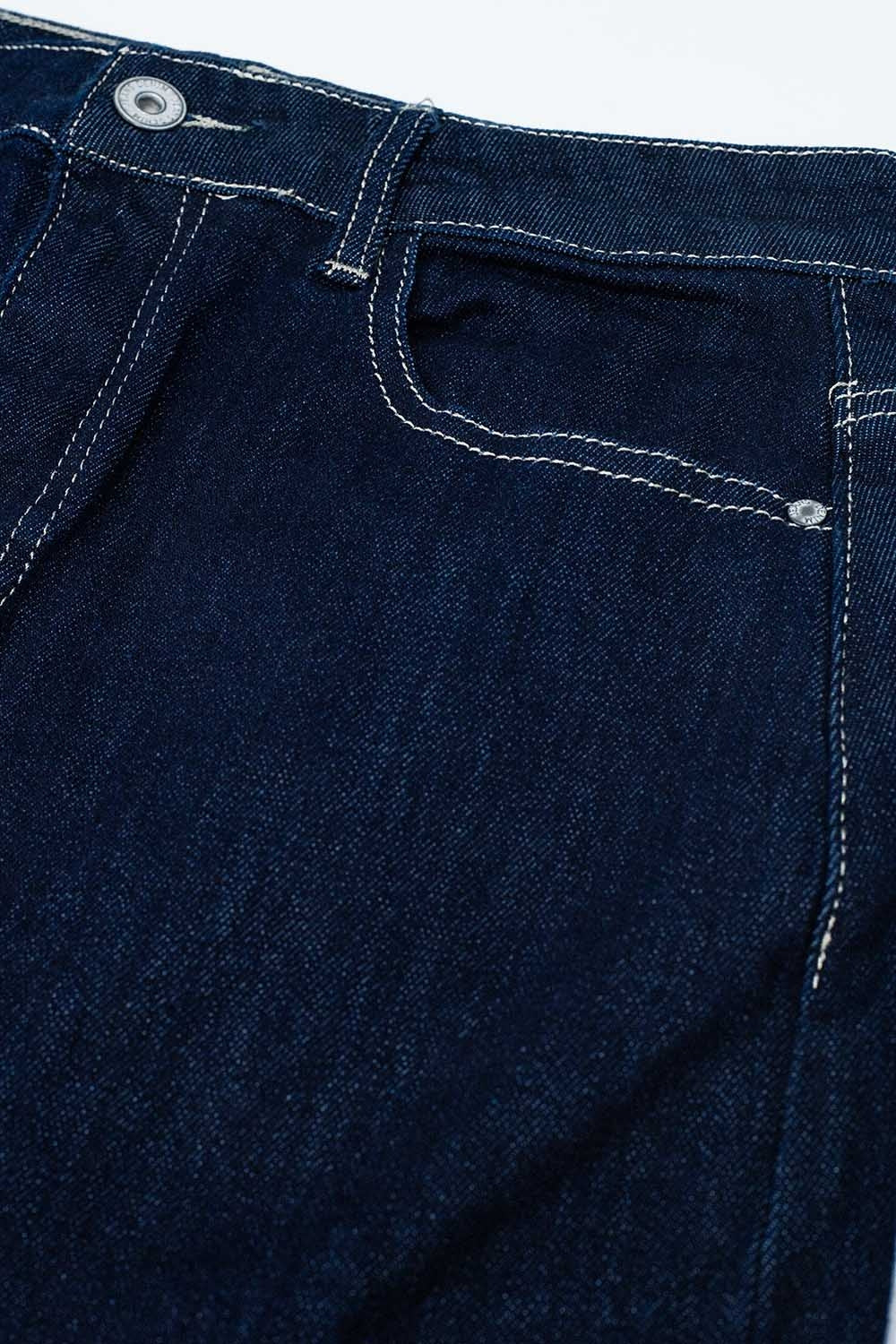 pencil denim skirt in dark wash - Skirts