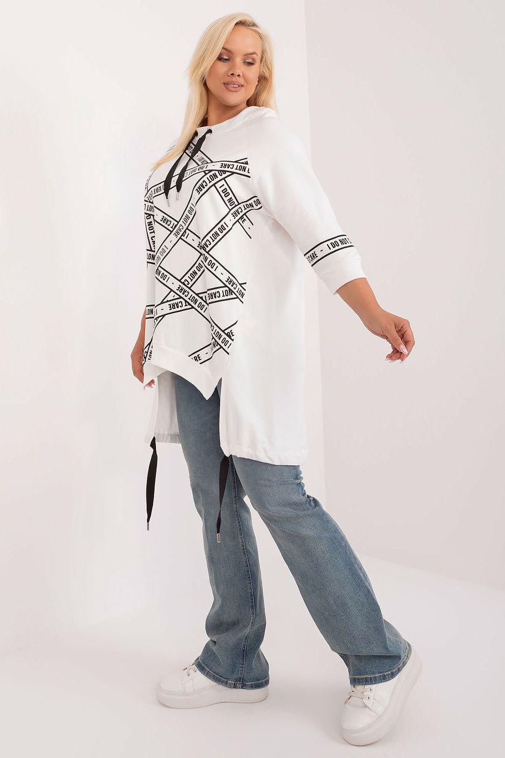 Relevance Plus Size Casual Sweatshirt with Print -