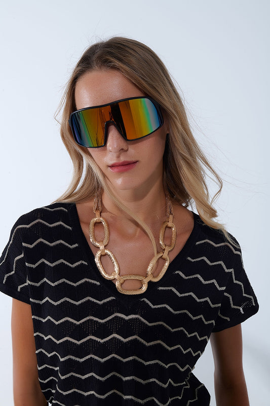 Polarized Sport Sunglasses in Multicolor -