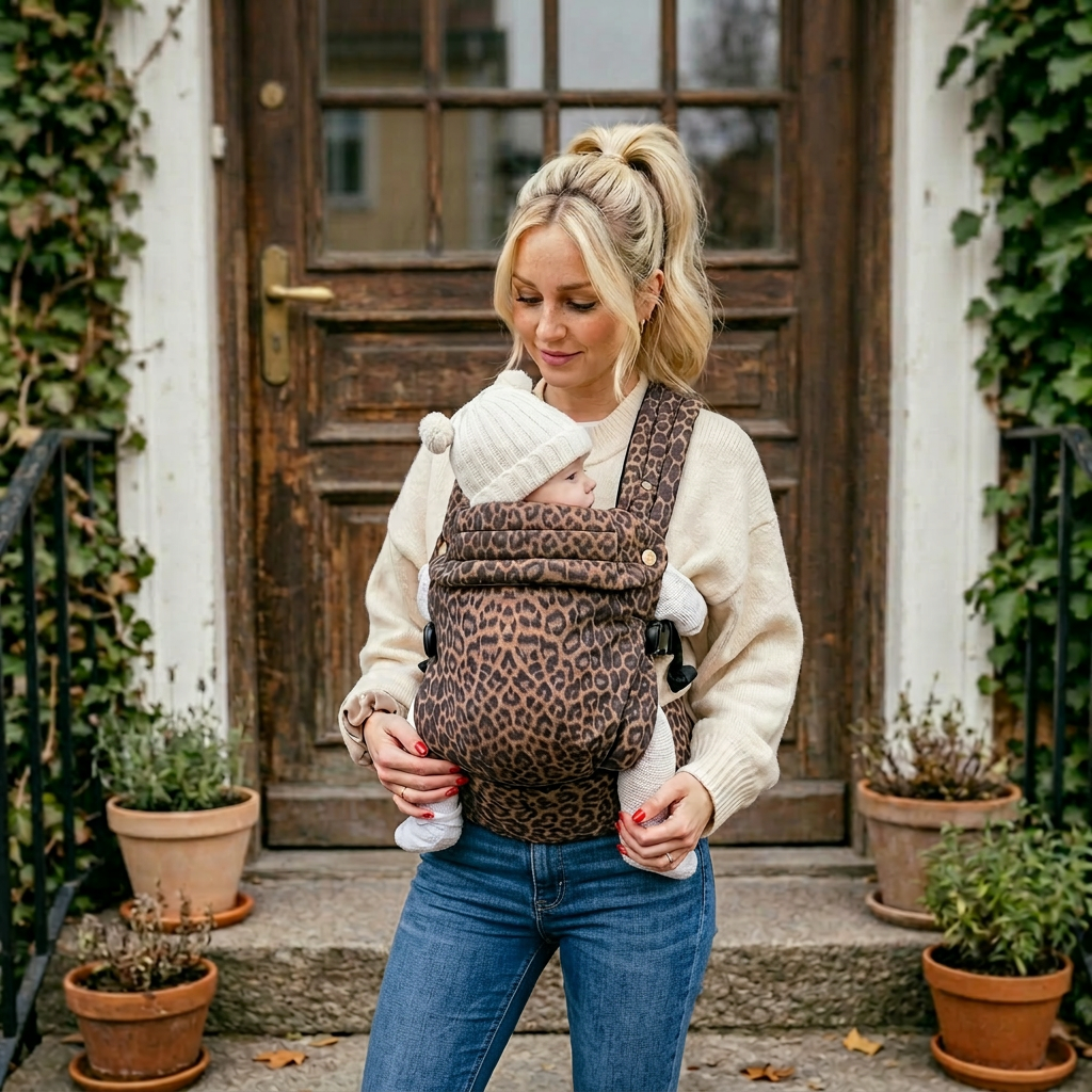 Nomad Air Animal Print Baby Carrier - Savannah - Ring Slings & Hip Carriers